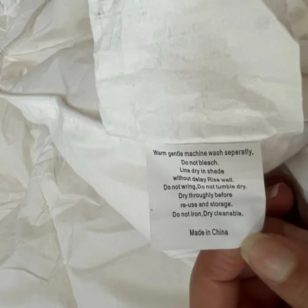 White Duvet Insert 90x90